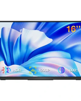 شاشة BlitzWolf PCM9 مقاس 16 بوصة FHD من النوع C المحمولة | شاشة عرض ألعاب لأجهزة الكمبيوتر المحمول اللوحية والهواتف الذكية