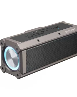 BlitzWolf® BW-WA3 مكبر صوت بلوتوث 100 وات، برامج تشغيل رباعية، باس عميق، ضوء RGB، TWS، 5000 مللي أمبير - مكبر صوت لاسلكي خارجي محمول