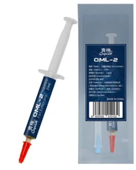 شحم مركب Qnplum QML-2 2 مل لمروحة تبريد المعالج - Intel AMD، زيت تشحيم الكمبيوتر