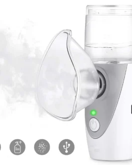 UN201 صغير محمول باليد USB شحن استنشاق البخاخات بالموجات فوق الصوتية Inalador Nebulizador للأطفال الكبار