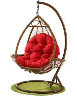 دلل كرسي البيض المعلق الخاص بك بوسادة سميكة فخمة لتوفير أقصى درجات الراحة - BRS