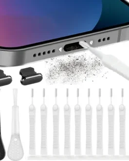 طقم تنظيف الغبار ولوحة المفاتيح 2 في 1 لجهاز iPhone 14/13 Pro Max