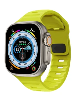 حزام من السيليكون لساعة أبل ، كوريا الرياضية ، سلسلة iWatch 9 ، 8 ، 7 ، 6 ، 3 ، SE ، Ultra 2 ، 45 ، 44 ، 49 ، 40 41 ، 38 ، من من 1