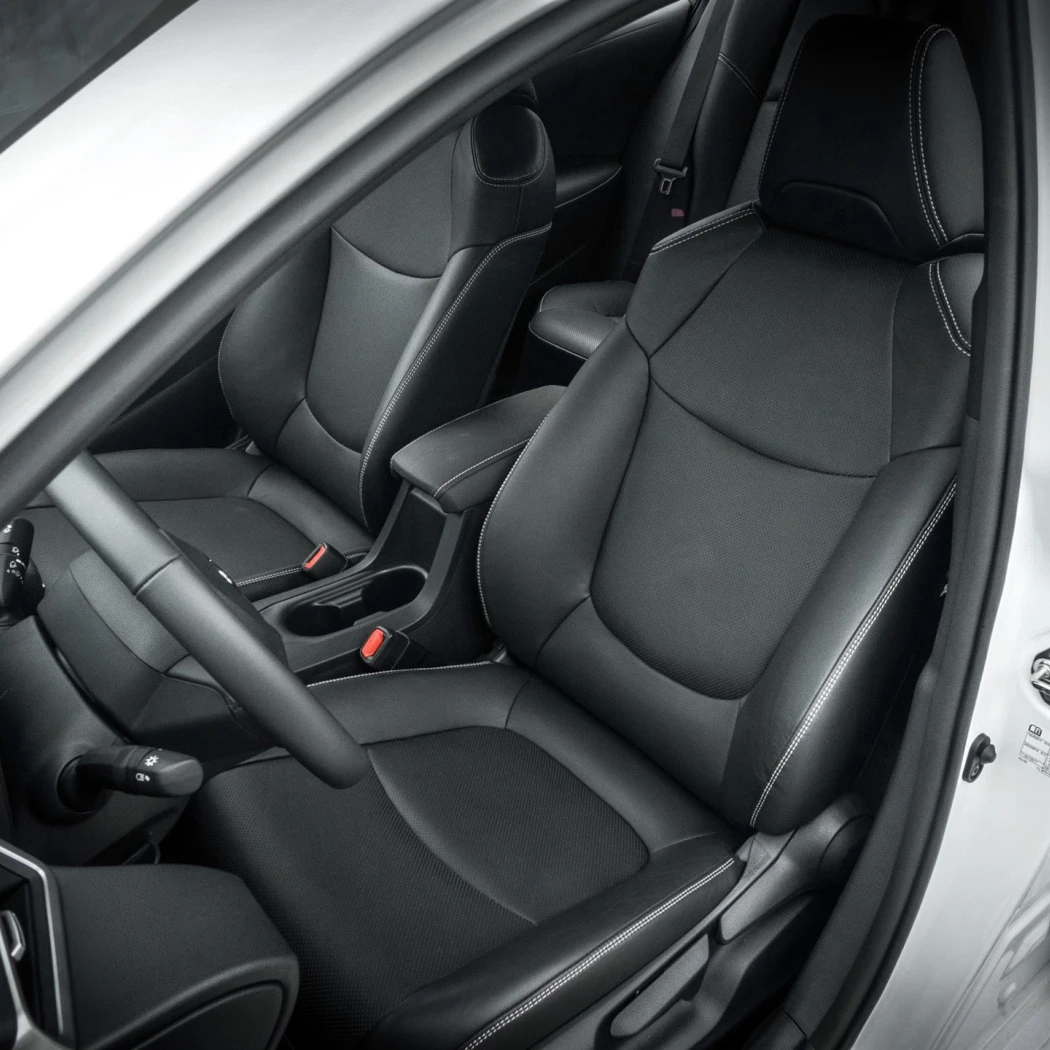 مخصص فو الجلود مقعد السيارة يغطي مجموعة الداخلية حامي اكسسوارات لتويوتا كورولا الصليب سيدان الهجين 2020 2021 2022 2023 1