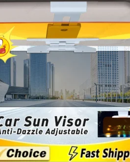 موسع واقي شمس ليلًا ونهارًا للسيارة ، مانع شمس قابل للتعديل ، مانع للوهج عالي الدقة ، مضاد لأشعة الشمس ، نظارة مبهرة 1