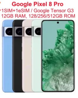 هاتف خلوي أندرويد Google Pixel 8 Pro ، 5G ، 21 GB RAM ، 12GB GB ، GB ، GB ROM ، NFC ، Octa Core ، Google Tensor ، G3 ، أصلي ، غير مقفل 1