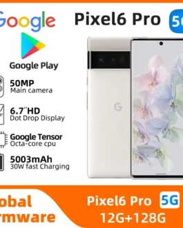 هاتف محمول أندرويد Google Pixel 6 Pro ، 5G ، 50G ، 12GB RAM ، 10000 GB ، GB ROM ، Octa Core ، NFC ، Google Tensor ، أصلي 1