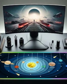 لوحة الماوس الكبيرة مع كواكب نظام الطاقة الشمسية ، حصيرة لوحة المفاتيح RGB ، ملحقات مكتب اللاعب ، سجادة أنيمي ، حصيرة الألعاب ، XXL 1