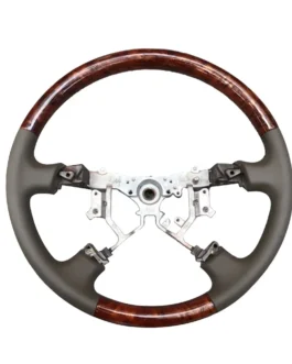 عجلة قيادة بنسيج خشبي لسيارات لاند كروزر برادو ، إكسسوارات داخلية لسيارات لاند كروزر ، شو ، FJ120 ، FJ150 1