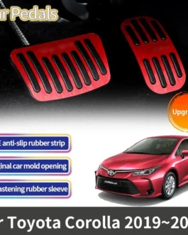 دواسات قدم للسيارة من الفولاذ المقاوم للصدأ ، فرامل تعمل بالغاز ، وسادة دواسة لتويوتا كورولا E210 * أوريس سوزوكي ساس * 1