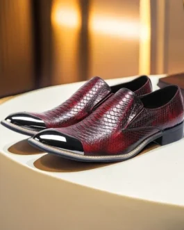 أحذية أكسفورد للرجال برباط ، أحذية ديربي الرسمية ، تصميم نمط ميزان السمك ، كلاسيكي ، عصري 1