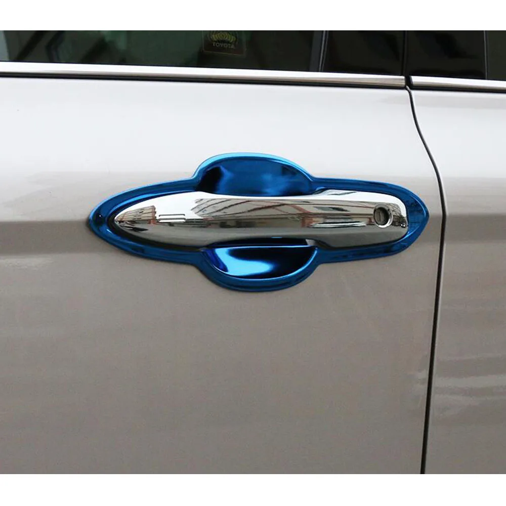 جسم السيارة إطار غطاء مصباح لوحة تقليم ABS البلاستيك/الصلب الباب خارج السلطانية لتويوتا كامري XV70 2018 2019 2020 2021 2022 2023 4