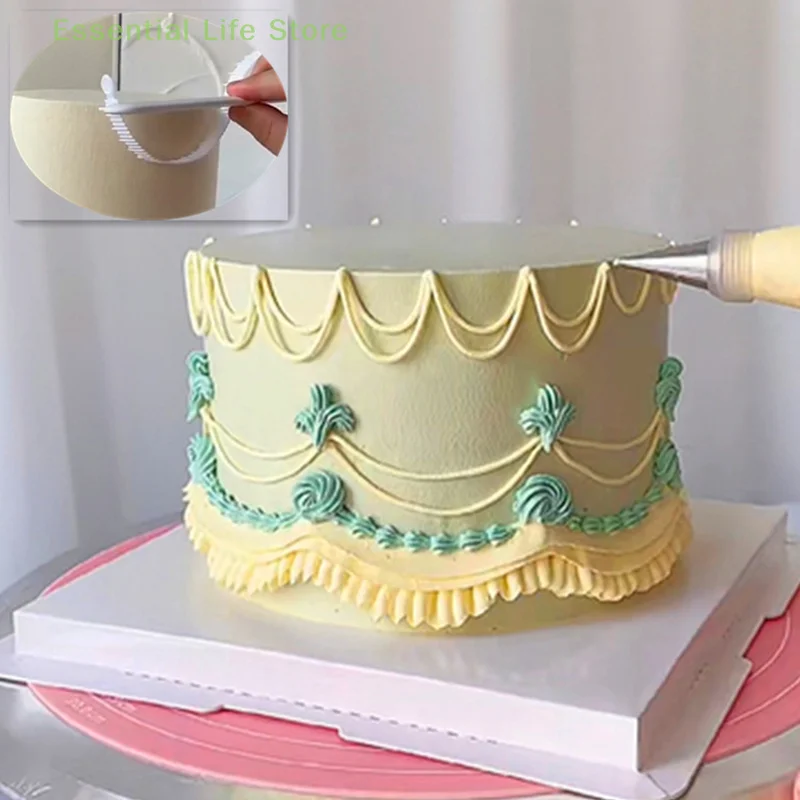 أدوات مساعدة لترتيب الكعك بالزهور المنحنية ، علامة حافة الفوندان ، كريم تزيين ، أدوات مائدة للخبز ذاتية الصنع ، أدوات مطبخ ، 2 أو لكل مجموعة 5