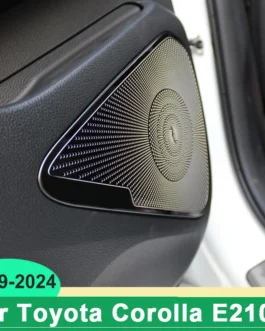 مكبر صوت هجين باب السيارة لتويوتا كورولا ، صوت البوق ، مكبر الصوت ، القرن ، ستيريو الموسيقى ، غطاء مضخم الصوت ، E210 ، 2019-2023 ، 2024 1