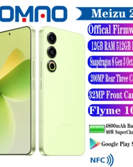 Meizu-الرسمية 5G الهاتف الذكي ، Flyme 10.5 ، Snapdragon 8 Gen ، 3 ثماني النواة ، 4800mAh ، 80W ، 200MP الخلفية ثلاثة كاميرا ، NFC ، جديد ، الأصلي 1