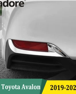 لتويوتا افالون 2019 2020-2023 XLE الهجين ABS كروم عاكس خلفي الضباب الخفيف غطاء المصباح ملصق الديكور اكسسوارات الزخارف 1