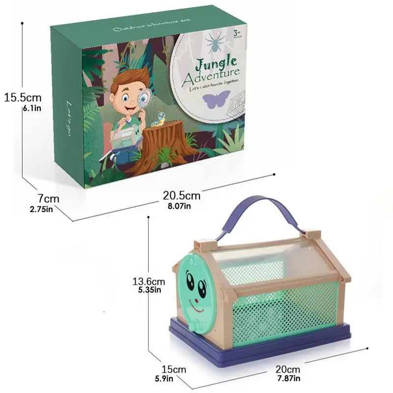 مستكشف الطبيعة يطير اصطياد للأطفال ، لعبة التخييم ، مجموعة تعليمية ، علوم آمنة 6