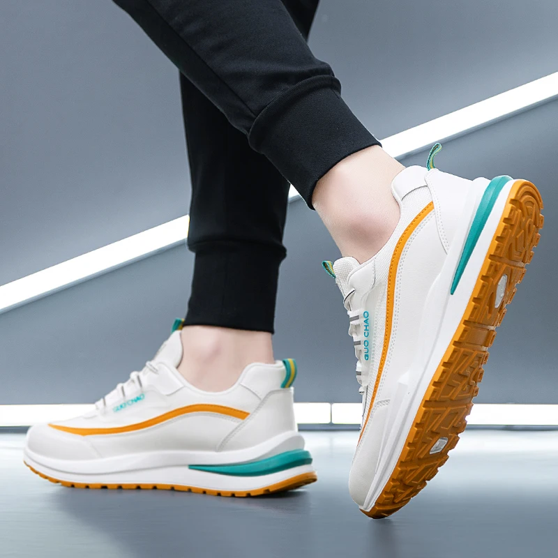 أحذية رياضية كاجوال متعددة الاستخدامات للرجال ، أحذية رياضية للذكور ، مقاومة للاهتراء ، حذاء رياضي مستدير الرأس ، شبكة جيدة التهوية ، ملابس رياضية للكبار 4