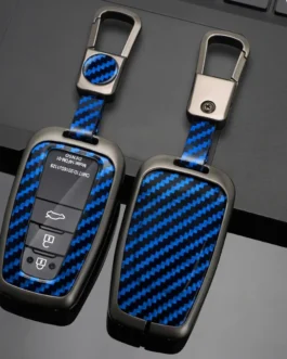غطاء مفاتيح من سبيكة من ألياف الكربون ، حامل حافظة لسيارات تويوتا تشر ، برادو ، صولجان ، بريوس ، كامري ، كورولا ، RAV4 ، زنك ، way ، way ، 1