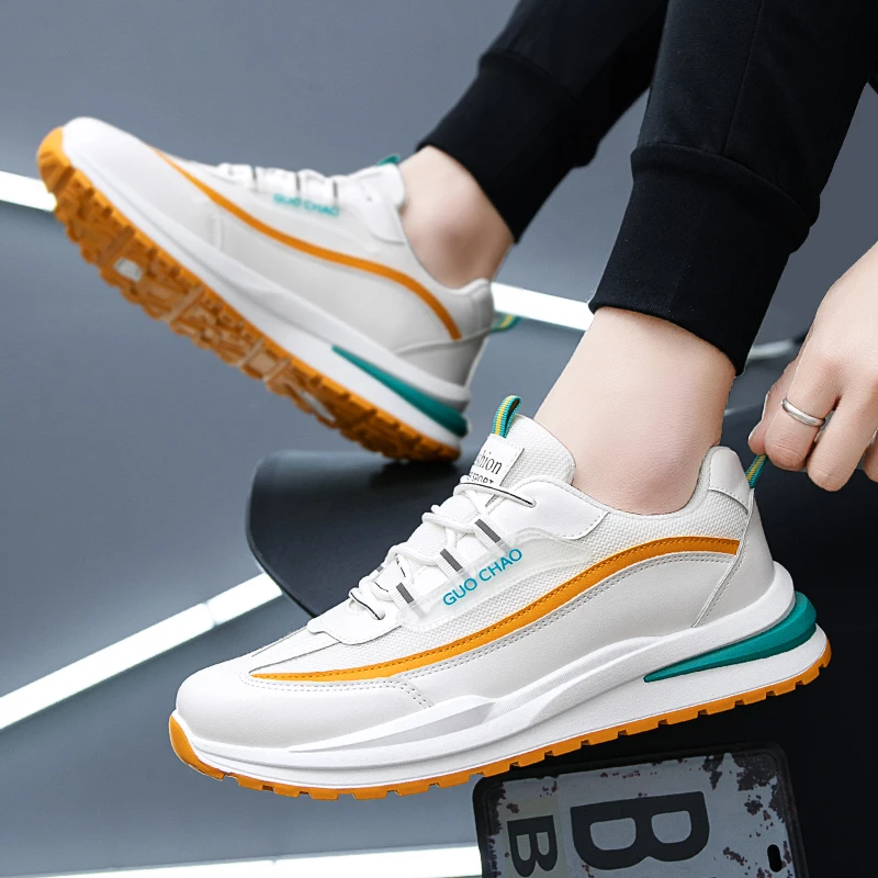 أحذية رياضية كاجوال متعددة الاستخدامات للرجال ، أحذية رياضية للذكور ، مقاومة للاهتراء ، حذاء رياضي مستدير الرأس ، شبكة جيدة التهوية ، ملابس رياضية للكبار 6