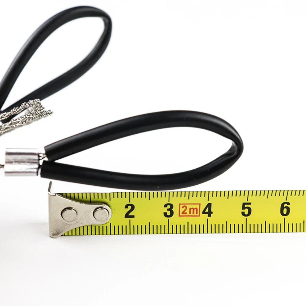 منشار يدوي من حبل فولاذية محمول ، معدات النجاة في حالات الطوارئ ، منشار أسلاك فولاذية ، أدوات قطع الخشب ، 24 بوصة ، 8-2 4