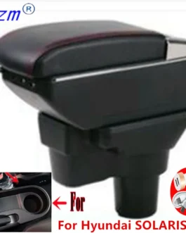 تخزين مسند ذراع السيارة لسيارات هيونداي ، سولاريس ، سولاريس 2 ، أكسنت فيرنا ، ، إكسسوارات السيارة 1