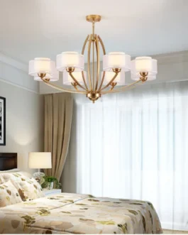 ثريا السقف LED ، ثريا غرفة المعيشة الفاخرة الحديثة ، ديكورات الإكسسوارات المنزلية ، بريق ضوء قلادة الشمال 1