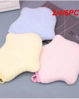 منشفة قطنية ناعمة للأطفال ، فرك مرن ، فرك ، لطيف ومتين ، منشفة 2 ، 4 حمام ، 6 1