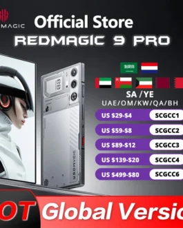 هاتف الألعاب الإصدار العالمي ، RedMagic 9 Pro ، 5G ، 50mp ، Snapdragon 8 Gen 3 ، ro mAh ، 80W الشحن ، 50mp ، NFC 1