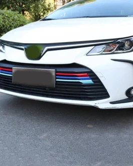 الجبهة رئيس مصبغة الديكور الدائري ، مصبغة صب ، غطاء مقبلات ، تقليم لتويوتا كورولا سيدان الهجين 2019-2023 2024 ، الجبهة رئيس الملحقات 1