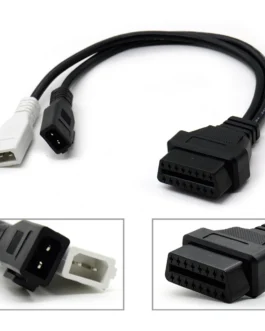 كابل تشخيص أعطال السيارة OBD2 kkl أدوات ماسح OBD2 ذكور 2P Plus 2P 2P 2x2 إلى 16 دبوس 1