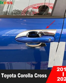 باب جانبي كروم لتويوتا كورولا ، غطاء وعاء كوب زخارف ، ملحقات السيارة الخارجية ، مقبض ، من من من من من الخارج ، من من من الخارج ، من من من الكروم 1