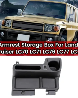 صندوق تخزين مسند ذراع السيارة مع صينية USB ، إدراج والعتاد ، حامل كوب الماء لتويوتا لاند كروزر LC70 LC71 LC76 LC77 LC79 1