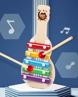 جهاز موسيقى Xylophone خشبي للطفل ، ألعاب مونتيسوري للرضع ، ألعاب التعلم المبكر لمرحلة ما قبل المدرسة ، من 0 إلى 12 شهرًا 1