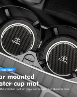 حصيرة كوب تحكم مركزي للسيارة من الكريستال ، وسادة مانعة للانزلاق ، كوب ماء ، تويوتا أفالون ، فيرسو ، فورتنر ، 4 عداء ، هايلاندر ، لاند كروزر ، 2 * 1