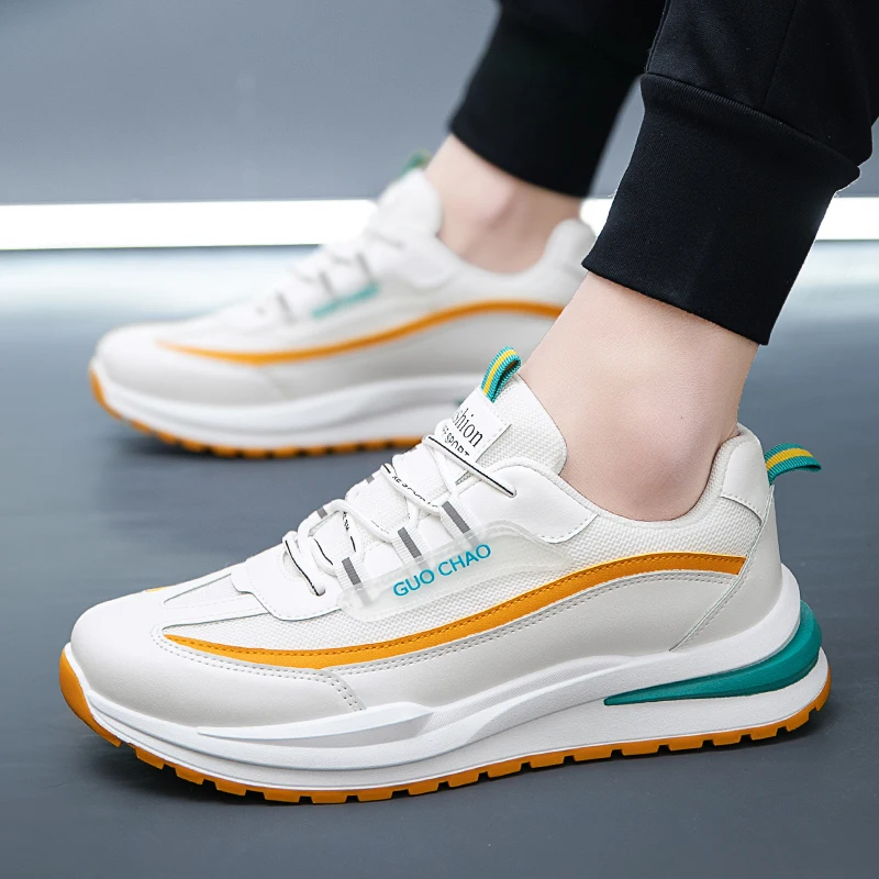 أحذية رياضية كاجوال متعددة الاستخدامات للرجال ، أحذية رياضية للذكور ، مقاومة للاهتراء ، حذاء رياضي مستدير الرأس ، شبكة جيدة التهوية ، ملابس رياضية للكبار 2