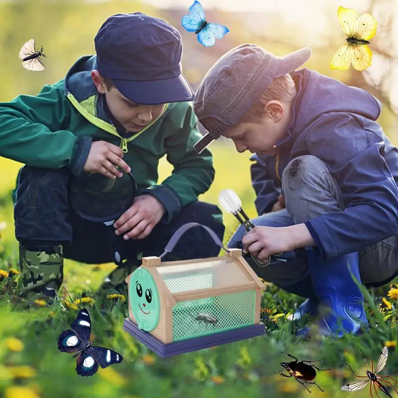 مستكشف الطبيعة يطير اصطياد للأطفال ، لعبة التخييم ، مجموعة تعليمية ، علوم آمنة 3