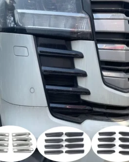 مصد أمامي للسيارة Toyota Land Cruiser 300 LC300 2022 2023 2024 شبكة شبكة شبكة الضباب الأمامي المصد الأمامي تنفيس السيارة غطاء مصبغة 1