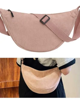 أكياس Crossbody سروال قصير للسيدات ، لون واحد ، حقيبة حبال السفر ، زلابية 1