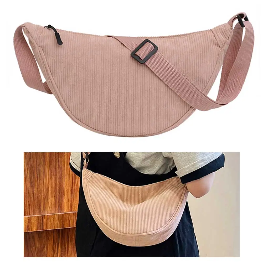 أكياس Crossbody سروال قصير للسيدات ، لون واحد ، حقيبة حبال السفر ، زلابية 1