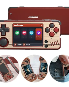 وحدة تحكم ألعاب فيديو محمولة ريترو ، نظام لينكس ، آلة ألعاب فيديو ، هدية للأطفال والكبار ، واي فاي ، 64 جيجابايت ، أو GB ، أو GB ، شاشة IPS 1