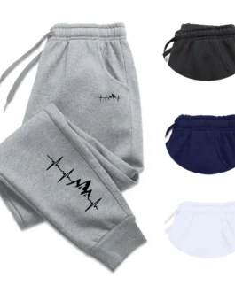 بنطال رياضي للرجال بخصر مرن مطبوع ، بدلة رياضية للركض ، بنطلون ، متعدد الاستخدامات ، ناعم ، موضة غير رسمية ، شارع ، تخفيضات كبيرة 1