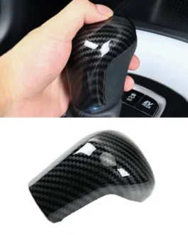غطاء الرأس بمقبض تغيير التروس الداخلي للسيارة من ألياف الكربون ، بالتقليم لتويوتا كامري من ألياف الكربون 1