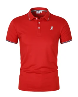 قميص بولو بأكمام قصيرة للرجال ، جيمس بوند ، العلامة التجارية ، صالح للجسم ، الأعمال التجارية ، أزياء الصيف ، جديد ، الأعمال التجارية ، طوق ، بطيء رو ، 1