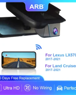 كاميرا داش سيارة لكزس LX 570 LX570 3rd Gen ، لتويوتا لاند كروزر 7th Gen 2021 2020 2019 2018 ، ARB داش كام OEM Style 1